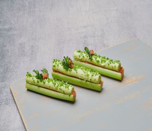 Celery Stick batons with cream filling, using our Lakeland Dairies products