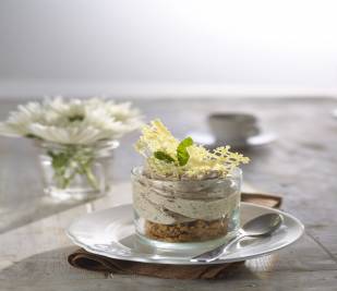 Irish coffee cheesecake made with Lakeland Dairies products