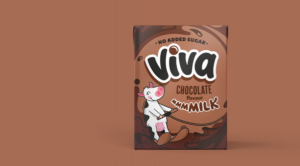 Chocolate VIVA with brown background