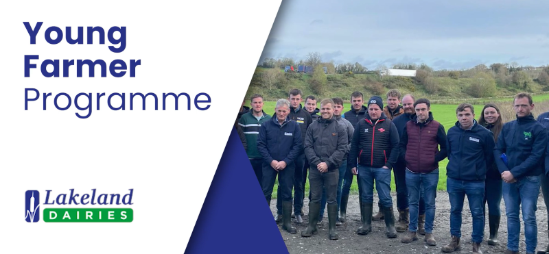 Farmers at the young farmer programme.